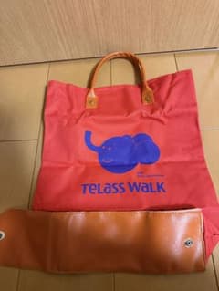 TELASS WALK 토트 백 레드