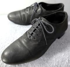 BARNEYS NEWYORK レザー シューズ レースアップ シボ革 黒 36 - メルカリ