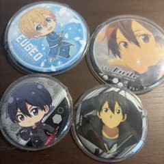 ソードアートオンライン 缶バッジ 4種セットのサムネイル