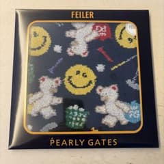 新品 フェイラー パーリーゲイツ ふちネイビー ハンカチ 限定 - メルカリ