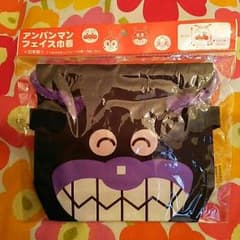 【未開封】バイキンマン巾着(コップ袋にも☆)のサムネイル