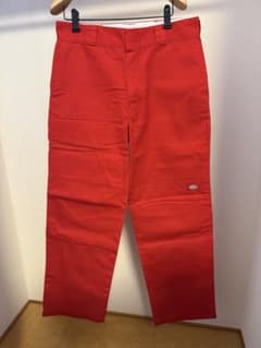 Dickies ダブルニー ワークパンツ レッドのサムネイル