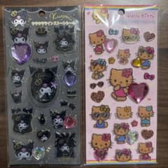 正規品 キラキララインストーンシール 日焼けキティ クロミのサムネイル