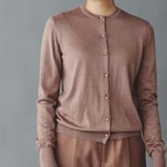 ミナペルホネン roseraie ロズレ カーディガン ピンク ミナペルホネン roseraie ロズレ カーディガン ピンク - メルカリ