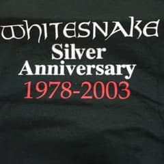 レア  WHITESNAKE ２５周年記念  フロント バックプリントTシャツのサムネイル