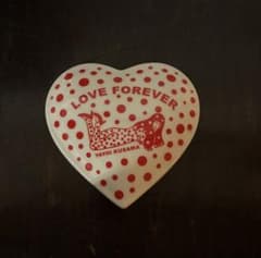 草間彌生 陶器 小物入れ 白 LOVE FOREVER YAYOI KUSAMA - メルカリ