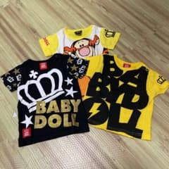 ベビードール Tシャツ　３枚セットのサムネイル