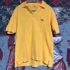 古着/CAMEL ポロシャツ イエロー 半袖 タバコ 90sのサムネイル