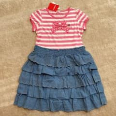 ミキハウス　新品　ワンピース　130 リーナちゃんのサムネイル