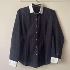 BRICK HOUSE チェック柄 ビジネス シャツ Lのサムネイル