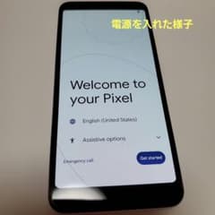 初期化済☆Google Pixel 3a ホワイト 本体のみグーグルピクセル中古