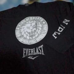 新品タグ付きEVERLAST 新日本プロレス コラボ 長袖ブラック4Lのサムネイル