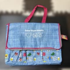 【新品】たべっ子どうぶつ　デニム風保冷バッグ　エコバッグ　ショッピング　特大