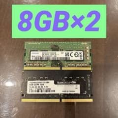 8GB DDR4メモリ2個セット（16GB）【D】 - メルカリ