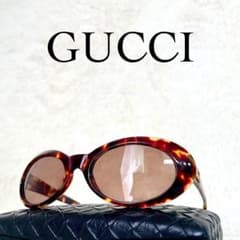 極美品 GUCCI サングラス GG2413 ブラウンレンズ べっ甲柄フレーム