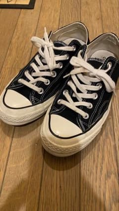 CONVERSE チャックテイラー ブラック ローカット CT70 三つ星のサムネイル
