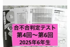 【2025年】合不合判定テスト6年生第4回〜第6回のサムネイル