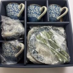 新品未使用】山本寛斎 茶碗 茶漬け碗揃 箸付き 木箱入り 5セット 限定