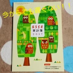 【ESSE付録２０１７家計簿】エッセ雑誌　付録　家計簿のサムネイル