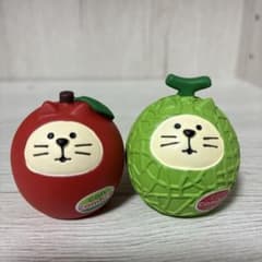 デコレ　コンコンブルのフルーツダルマ　メロンとリンゴのセットです❣️のサムネイル