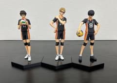 ハイキュー DXFフィギュア 影山飛雄 月島蛍 山口忠 箱無し3点セット