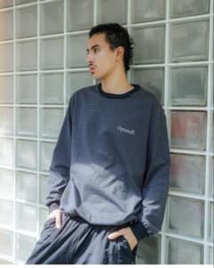 新品】OPTSTUFF BORDER LONG SLEEVE/ネイビー XL - メルカリ