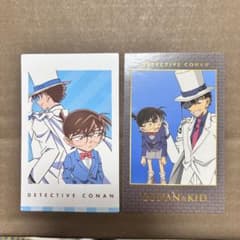 江戸川コナン＆怪盗キッド】 Wフォトカードコレクション 2枚セット