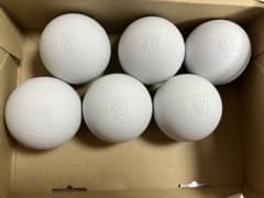 【5ダース60個】マッサージボール　ラクロスボール　ホワイト 期間限定値下げ】マッサージボール ラクロスボール ホワイト6個セット