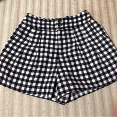 チェック＊ハイウエストショートパンツのサムネイル