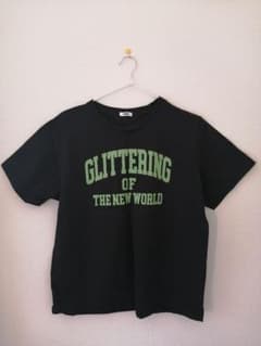 黒　ロゴ Tシャツ Lサイズ　レディースのサムネイル