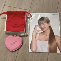 LISA 資生堂 サイン入りハート型ミラー　ピンク　アルティミューンのサムネイル