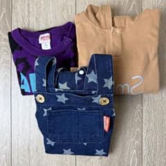 80cm ベビー服 まとめ売り ロンパース オーバーオール パーカー 男の子のサムネイル
