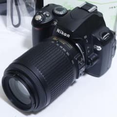 ☆スマホに送れる一眼レフ☆定番機!!☆望遠☆Nikon D40x VR セット