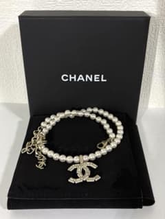 CHANEL パール ココマーク チョーカー ネックレスのサムネイル
