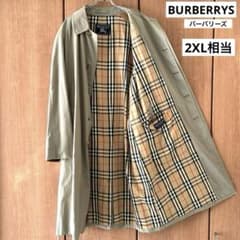 バーバリーズ　ステンカラーコート ノバチェック 2XL 英国製 ベージュ