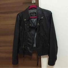 ライダースジャケット ブラックのサムネイル