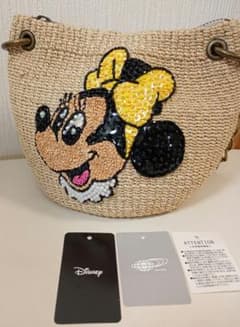 美品】BEAMS Disney 45周年別注ミニー バッグ チェーンショルダー