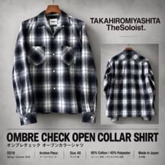 18SS TheSoloist. オンブレチェックシャツ ソロイスト 宮下