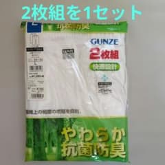 GUNZE 半ズボン下 前あき 2枚組 ホワイト Lサイズのサムネイル