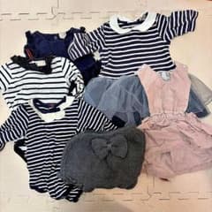 全部プティマイン70⭐︎女の子 ✳︎ベビー服 まとめ売りのサムネイル