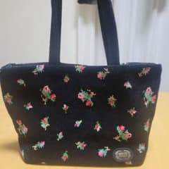 FEILER フェイラー トートバッグ 花柄 ブラックのサムネイル