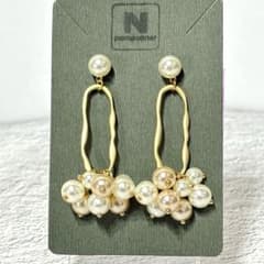 【ピアス】 ゴールド パール 大ぶり　まとめ買い割のサムネイル