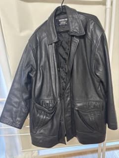 WORLDWIDE STUDIO ブラックレザージャケットのサムネイル