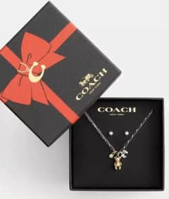 COACH ネックレス　テディ ベア アンド ボウ ピアスのサムネイル