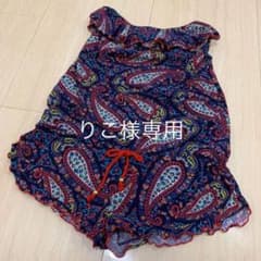 三愛♡体型隠しロンパース♡ペイズリーのサムネイル