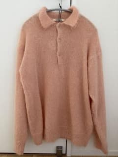AURALEE BRUSHED MOHAIR KNIT POLO 24AWのサムネイル