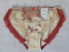 Wing Lesiage ショーツ Mサイズ クリーム 花柄刺繍のサムネイル