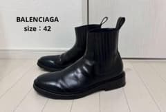 BALENCIAGA 42 メンズ サイドゴアブーツ チェルシーブーツ レザー