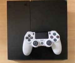 PS4(500GB)黒＆コントローラー 純正白のサムネイル