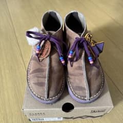 CLARKS カモフラージュ柄 ブーツ　ARIESコラボのサムネイル